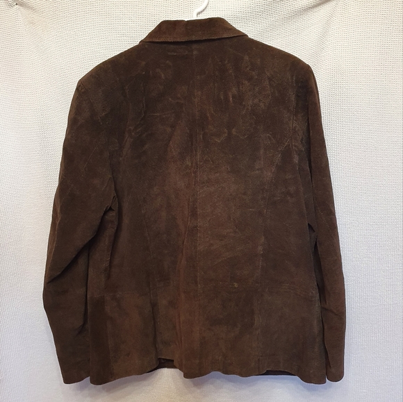 Size 16 brown vintage suede jacket - Picture 4 of 6